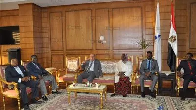 وفد من الهيئة القومية للجامعات النيجيرية يزور جامعة كفرالشيخ لبحث التعاون العلمي