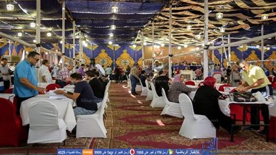 إقبال كثيف من أعضاء الأهلي للتصويت على اللائحة الجديدة (صور)