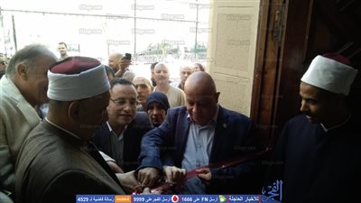 محافظ الإسكندرية يفتتح أعمال تطوير مسجد 