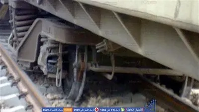 مصدر أمني يكشف تفاصيل خروج قطار عن القضبان بإمبابة
