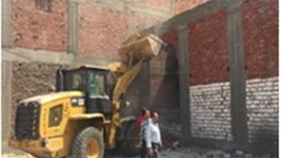 الداخلية تزيل أكثر من 140 حالة تعدى بالمحافظات