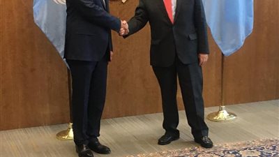 أبو الغيط يعقد جلسة مباحثات هامة مع سكرتير عام الأمم المتحدة