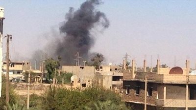 انفجارات عنيفة ومعارك بين قسد وداعش بدير الزور