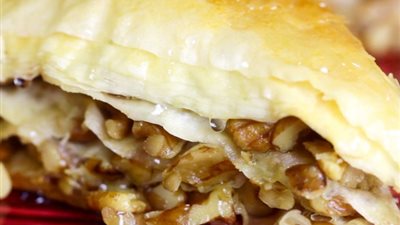 طريقة عمل بقلاوة بالجوز 