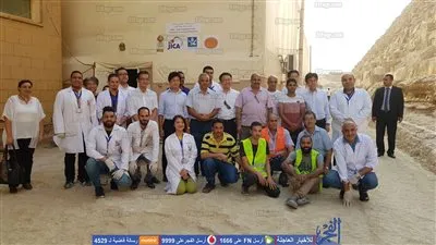 وفد من البرلمان الياباني يزور مشروع مركب خوفو الثانية (صور)