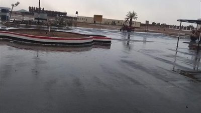 سقوط أمطار خفيفة علي مدينتي سفاجا والقصير جنوب البحر الأحمر