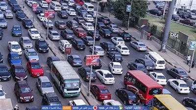 زحام مروري بالقاهرة والجيزة وتوقف الحركة بالدائري الاقليمي