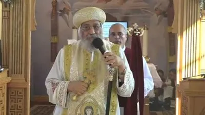 كلمة البابا تواضروس لشعب كنيسة القديسين بنيو جيرسي