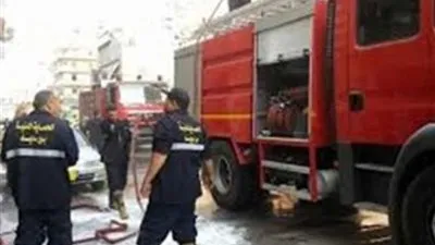السيطرة على حريق في محل أدوات منزلية بالسنبلاوين