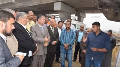 محافظ بني سويف من محور 