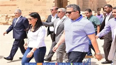 جولة لوزيري الآثار والسياحة في مدينة أسوان (صور)