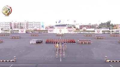 وزير الدفاع يشهد مراسم الاحتفال بتخريج الدفعة 154 من كلية الضباط الاحتياط (فيديو)