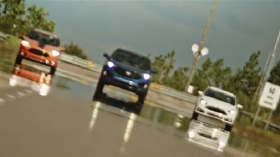 فورد تستعرض قدرات سيارتها الجديدة 