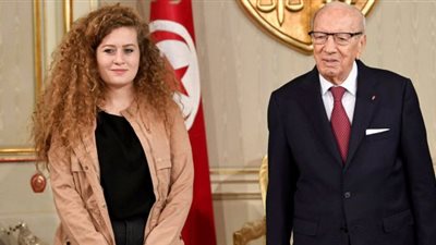 الرئيس التونسى يستقبل 