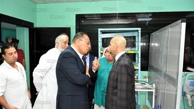 محافظ الشرقية في زيارة لمستشفى 