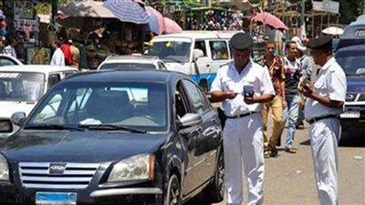 مرور الجيزة تواصل حملاتها لإزالة المواقف العشوائية