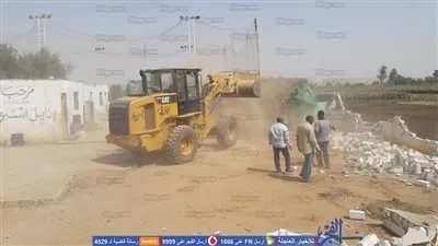 تنفيذ 38 قرار إزالة لتعديات على أراض زراعية بـ 4 قرى بالقوصية (صور)