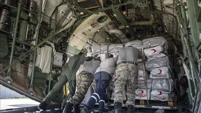 تركيا ترسل مساعدات لمنكوبي 