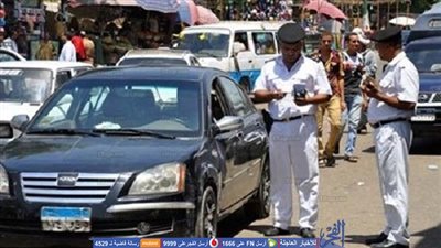 تحرير 2101 مخالفة متنوعة في حملات مرورية بالجيزة