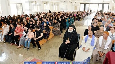 إيبارشية المنيا للكاثوليك تقيم يوم لنشاط يسوع الملك لخدمة المسنين