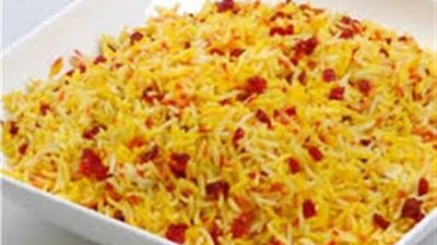 طريقة عمل الأرز بالزعفران