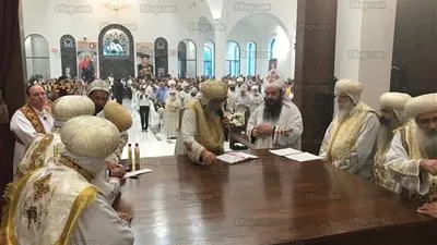 البابا تواضروس يدشن كنيسة القديسة فيرينا بنيوبورت ريتشي الأمريكية (صور)