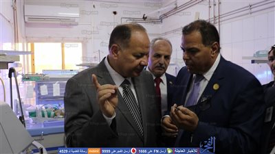 محافظ الفيوم يتفقد المستشفى العام ويطمئن على صحة المرضى (صور)