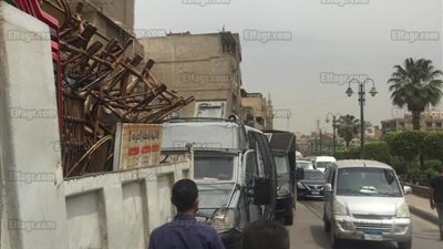 رفع 64 حالة إشغالات طرق في حملات أمنية بالمنطقة الأثرية 