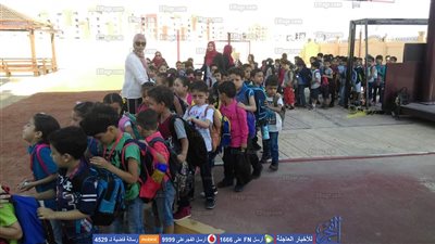 تفاصيل اليوم الدراسي الأول بالمدرسة اليابانية بدمياط (صور) 