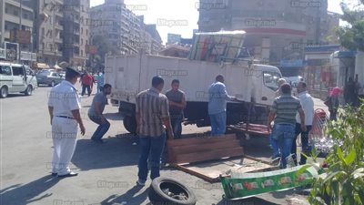 إزالة الإشغالات بـ 8 مناطق في الجيزة