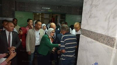 وزيرة الصحة تتفقد مقر مبادرة 100 مليون صحة بمستشفى النساء والتوليد ببورسعيد (صور)