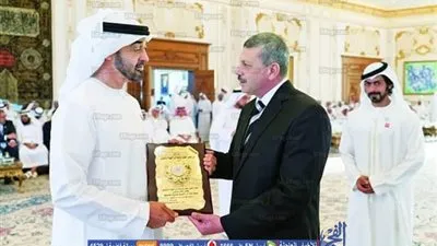 ولي عهد أبوظبي يستقبل أمين عام 'القومي لأسر الشهداء' 