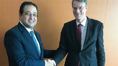 علاء عابد يلتقي نائب مستشار الأمن القومي الألماني ببرلين 