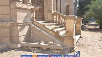 إدارة الترميم: الانتهاء من أعمال درء الخطورة في قصر ألكسان بأسيوط 