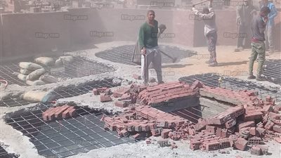 إزالة الأبراج السكنية المخالفة بشارع ترعة الزمر (صور)