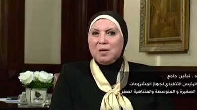 نيفين جامع تناشد المواطنين بالتوجه لفروع جهاز المشروعات للاستفسار عن الخدمات المتاحة (فيديو)