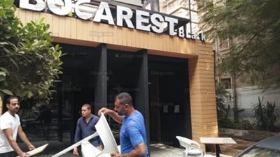 المرافق تواصل حملاتها لإزالة الإشغالات بالدقي (صور)