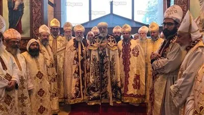 البابا تواضروس يُسيم كاهنين بالولايات المتحدة الأمريكية ( صور)