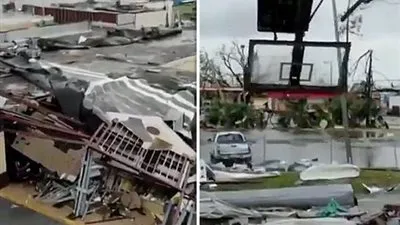 الإعصار مايكل يخلف مسارا من الدمار فى فلوريدا (فيديو وصور)