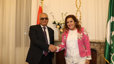 انضمام الفنانة نهال عنبر لحزب الوفد