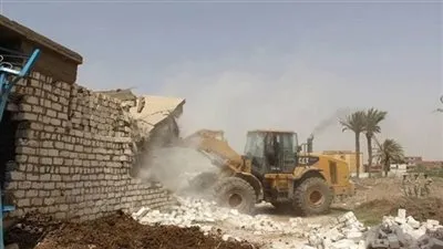 إزالة 82 حالة تعد على أملاك الدولة والأراضي الزراعية في كفرالشيخ