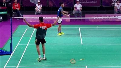 محمد مصطفى يحقق برونزية الريشة الطائرة في أولمبياد الشباب