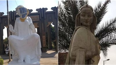 رئيس جهاز التنسيق الحضاري عن طلاء تمثال الفلاحة المصرية بـ