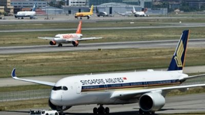 وصول أطول رحلة تجارية في العالم من سنغافورة إلى نيويورك