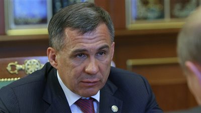 عمرو عبدالحميد يجري حوارًا حصريًا مع رئيس جمهورية تتارستان الروسية