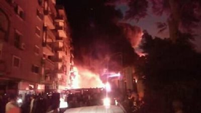 عاجل.. ارتفاع عدد المصابين في حريق مخزن 