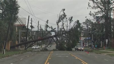 بعد أن ضربها الإعصار 