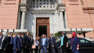 وزير الأثار يستقبل رئيس تتارستان في المتحف المصري بالتحرير