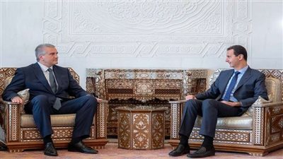 الأسد يستقبل رئيس جمهورية القرم سيرجي أكسينوف
