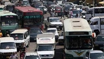 تكدس شديد بشوارع ومحاور القاهرة والجيزة